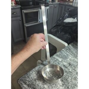American Metalcraft Stainless Steel Slotted Dipper Ladle Heavy Duty Korea